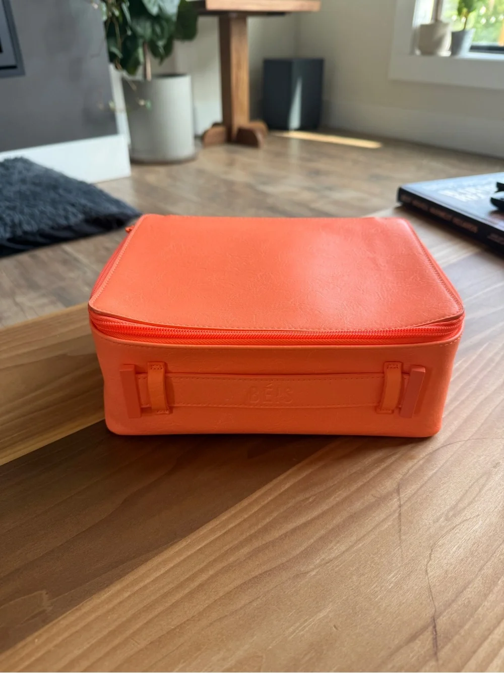 BEIS Creamsicle Cosmetic Case Bright Orange (Retired Shade)